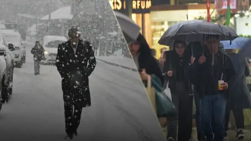 Tüm Türkiye'de 3 Gün Sürecek Yoğun Yağış Uyarısı Geldi!