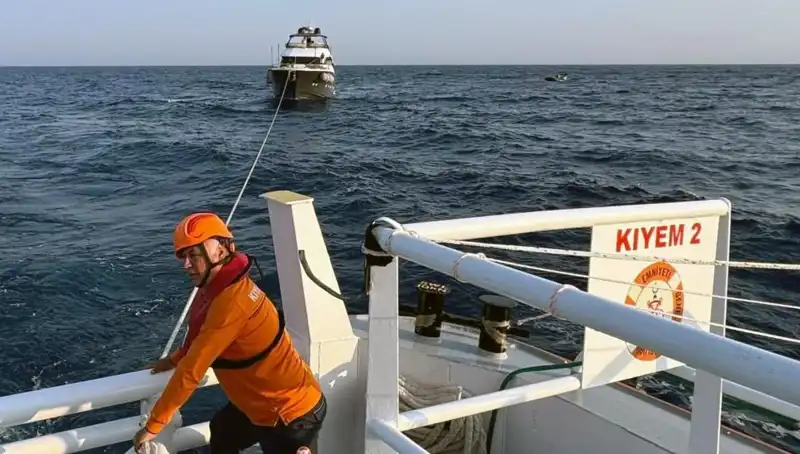 Marmaris Açıklarında Sürüklenen Tekne Kurtarıldı: Dramatik Kurtarma Operasyonu