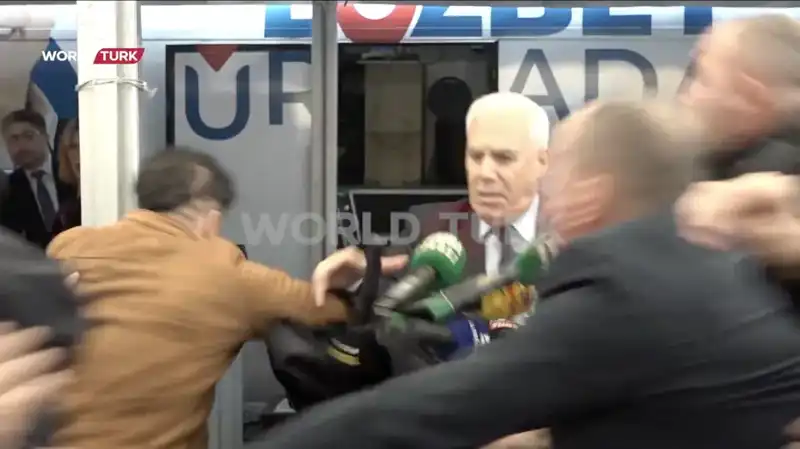 Bursa Büyükşehir Belediye Başkanı'na Yapılan Yumruklu Saldırının Şok Edici Görüntüleri Ortaya Çıktı